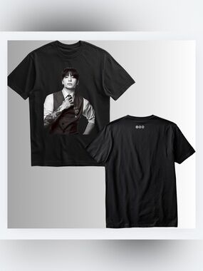 BTS arirang merch concert black Graphic T-Shirt  Jungkook